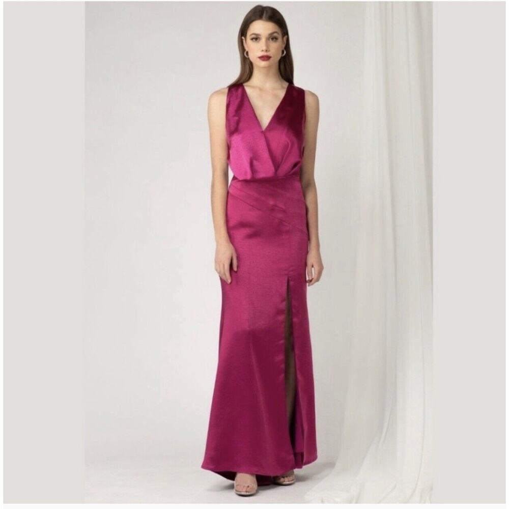Adelyn Rae Fuchsia Maxi Formal Dress - Picture 8 of 10
